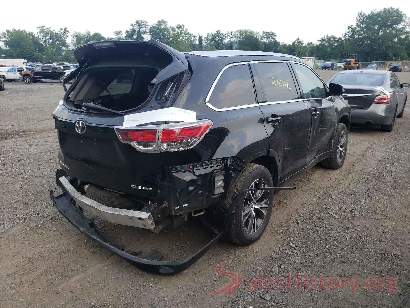 5TDJKRFH7GS253159 2016 TOYOTA HIGHLANDER