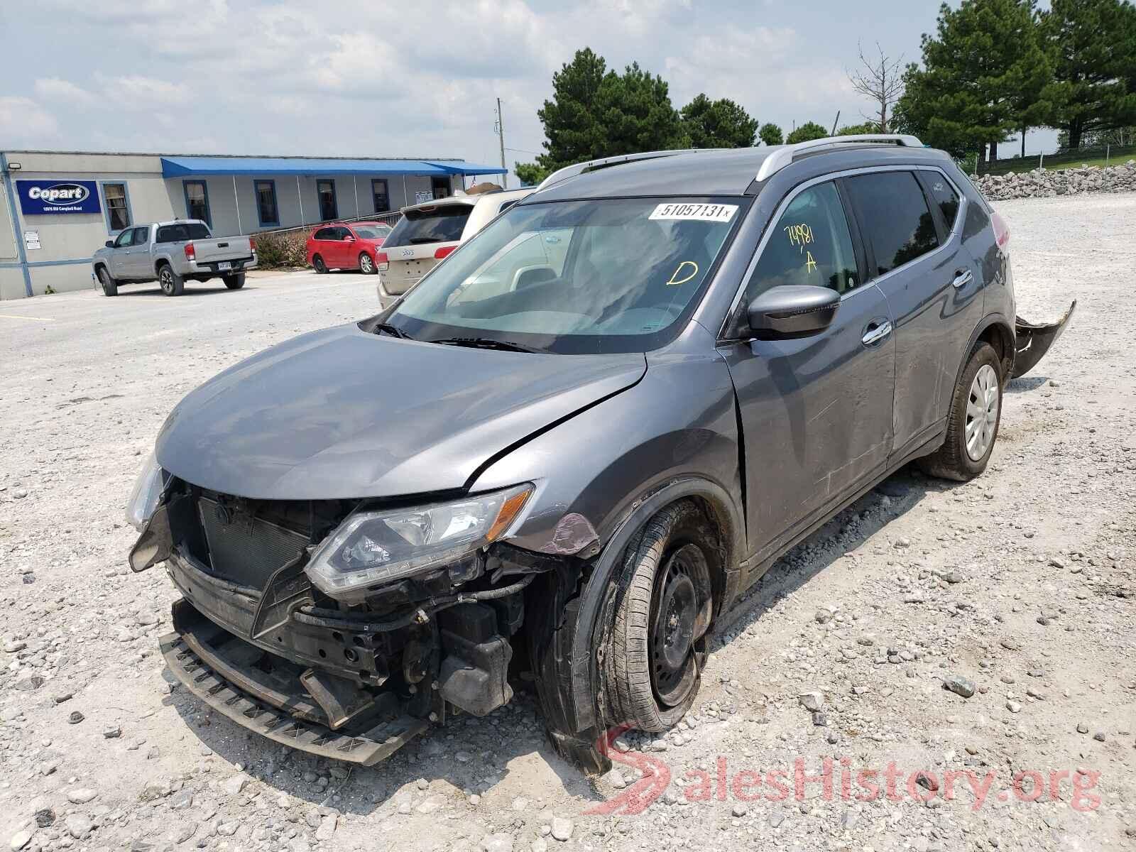 KNMAT2MT2GP662949 2016 NISSAN ROGUE