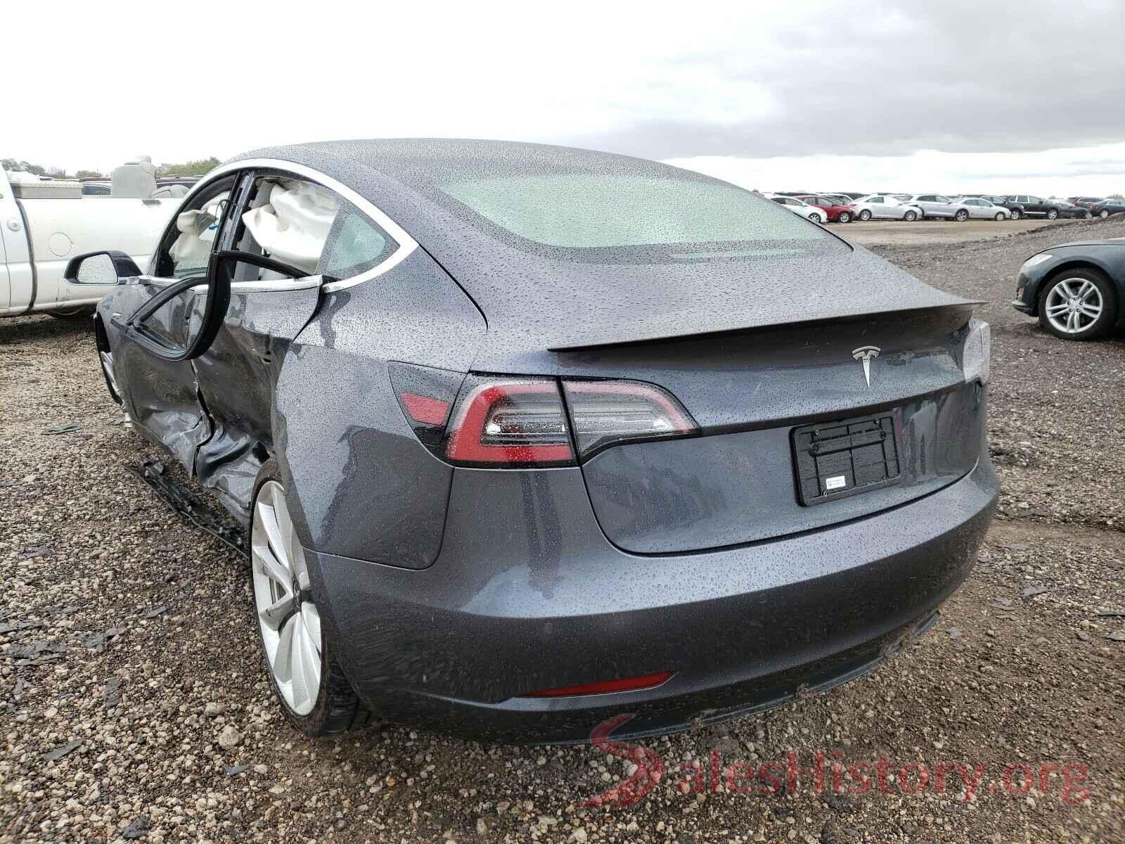 5YJ3E1EB6KF231567 2019 TESLA MODEL 3