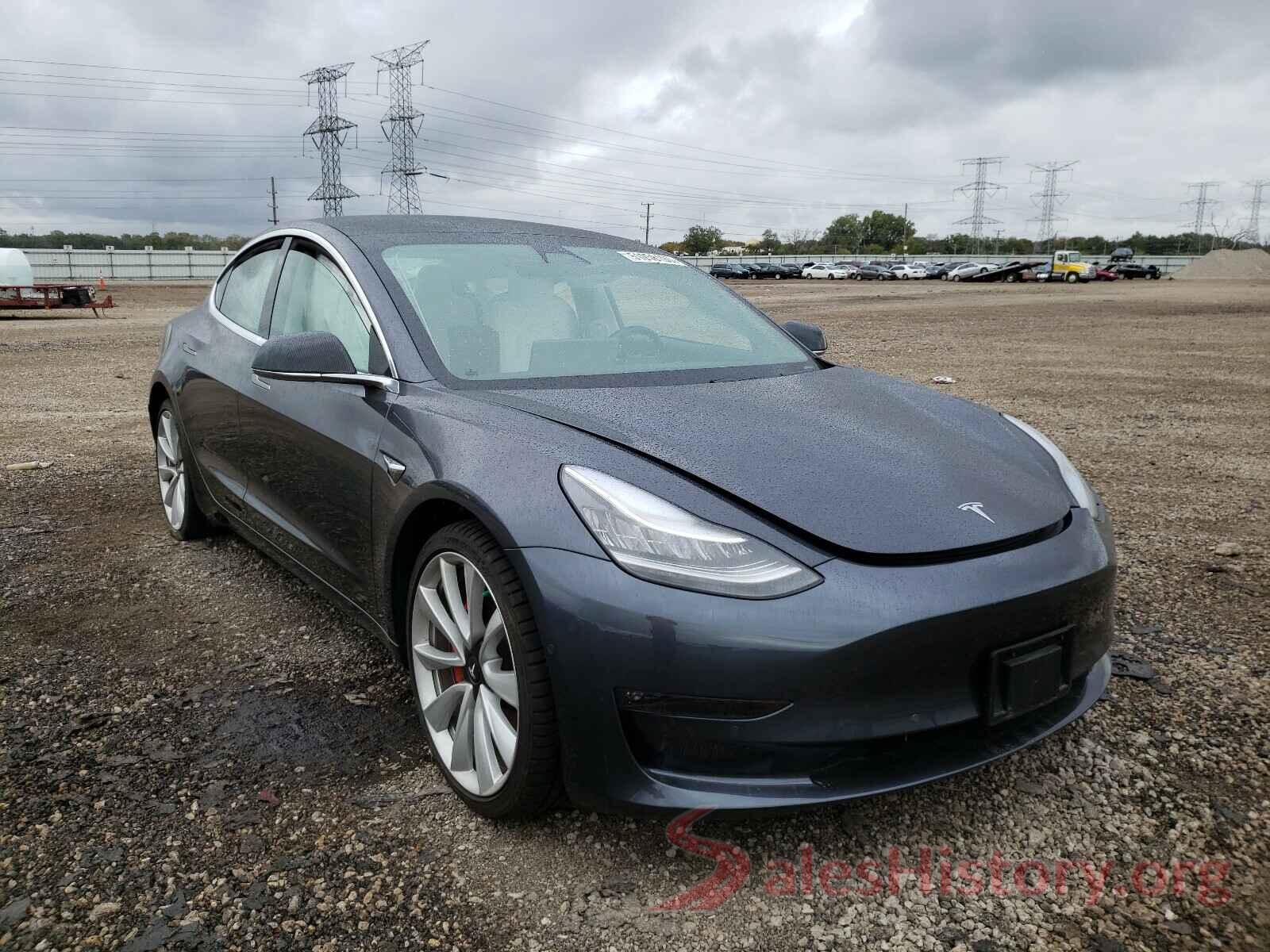 5YJ3E1EB6KF231567 2019 TESLA MODEL 3