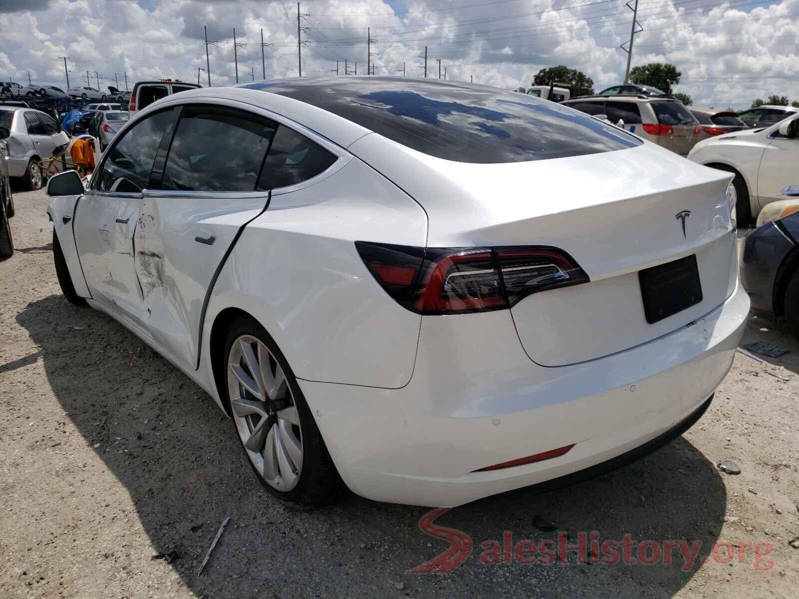 5YJ3E1EA8KF332861 2019 TESLA MODEL 3