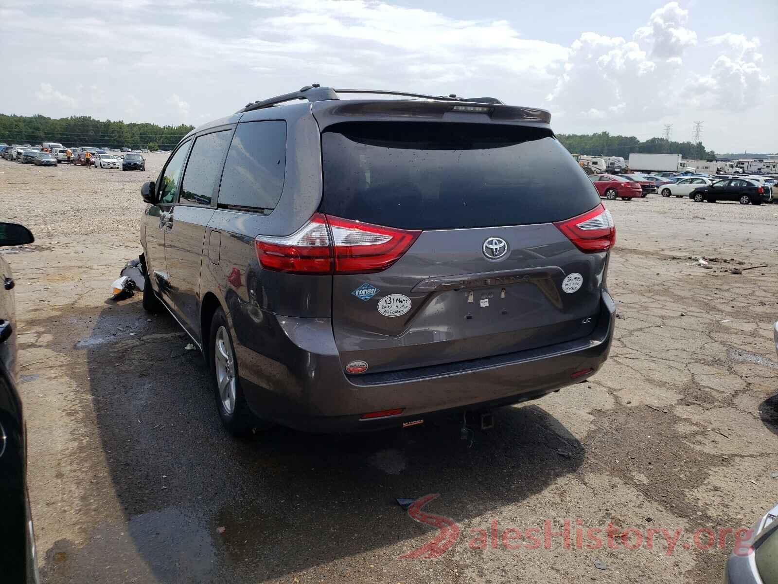 5TDKZ3DC9HS811552 2017 TOYOTA SIENNA