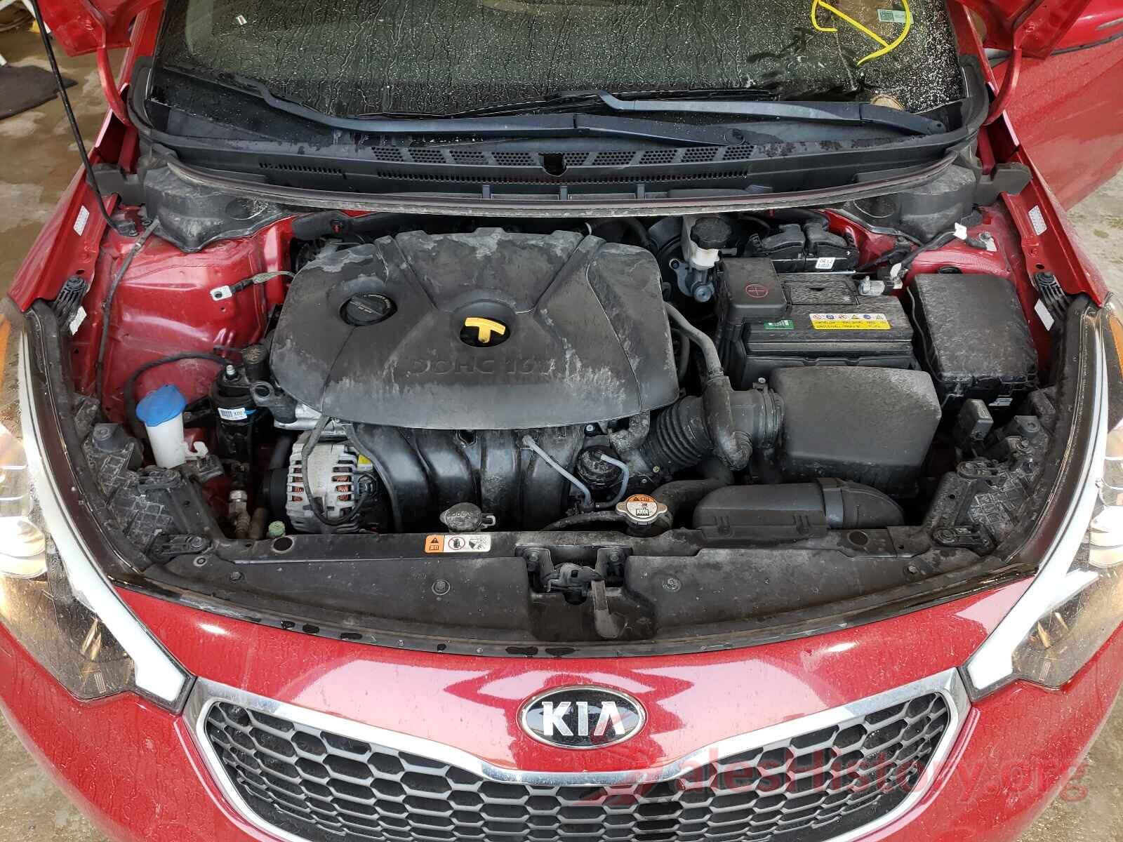 KNAFX4A69G5477150 2016 KIA FORTE