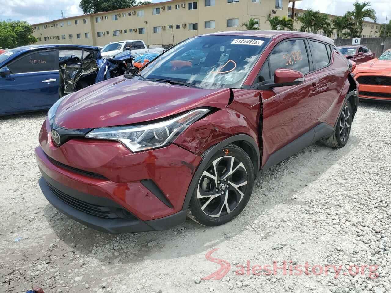 NMTKHMBX6KR087386 2019 TOYOTA C-HR