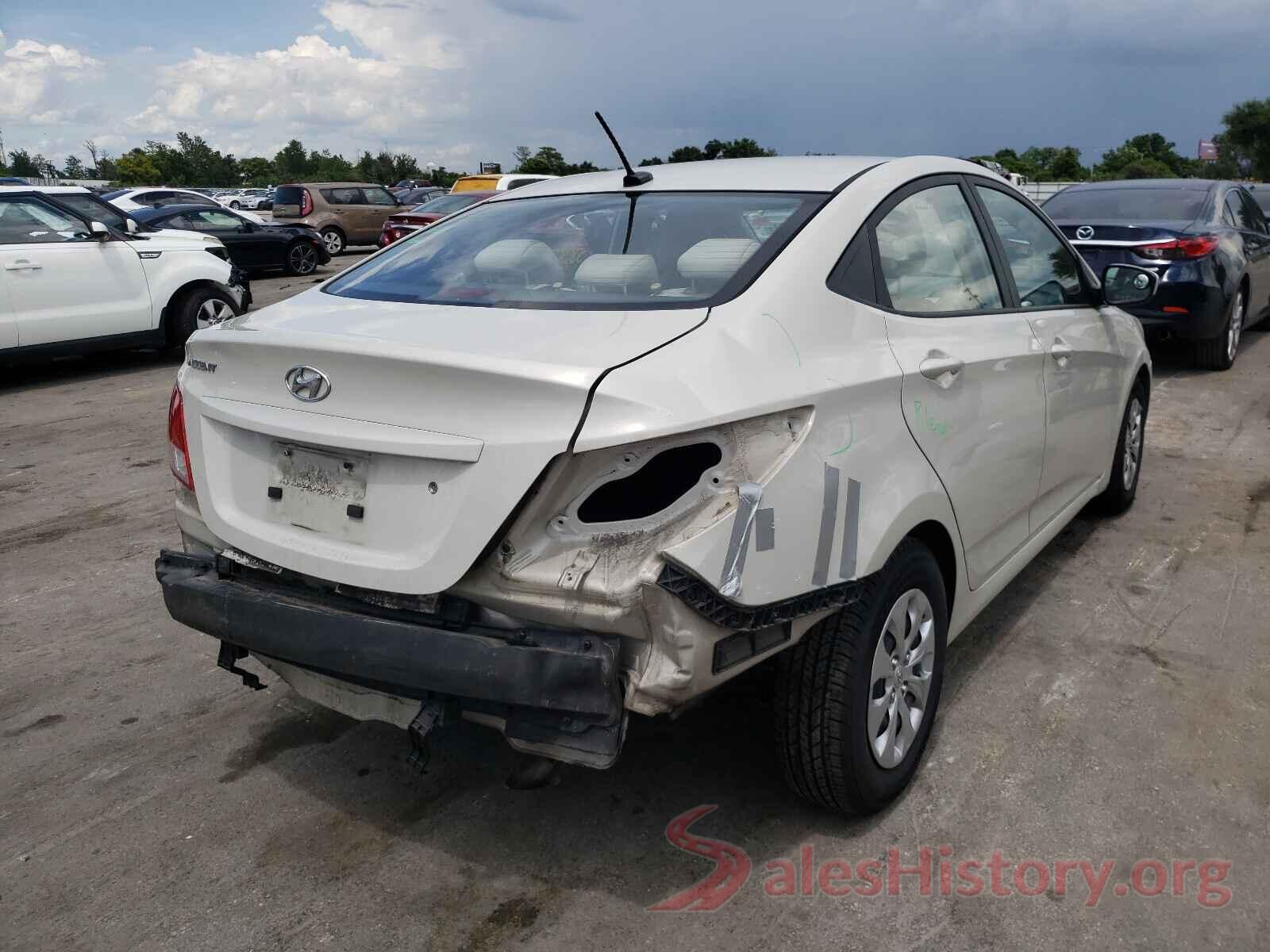 KMHCT4AE0HU263370 2017 HYUNDAI ACCENT