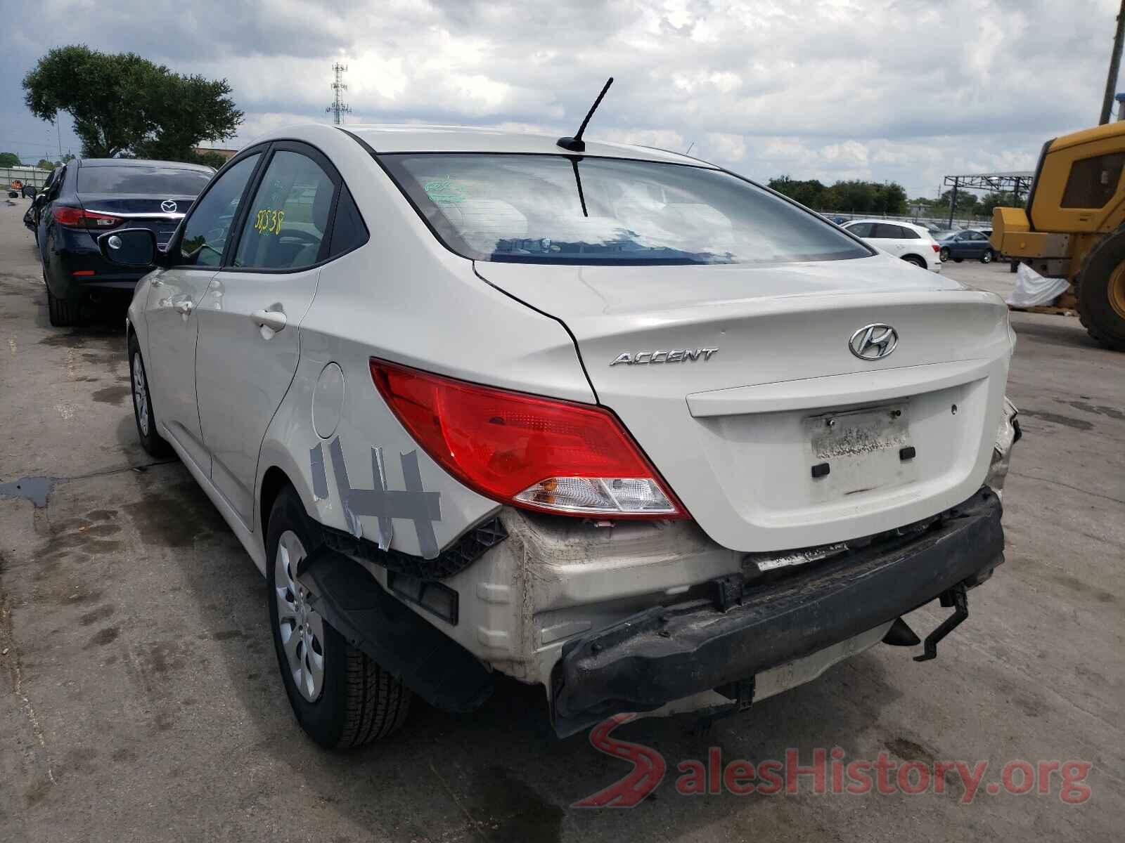 KMHCT4AE0HU263370 2017 HYUNDAI ACCENT