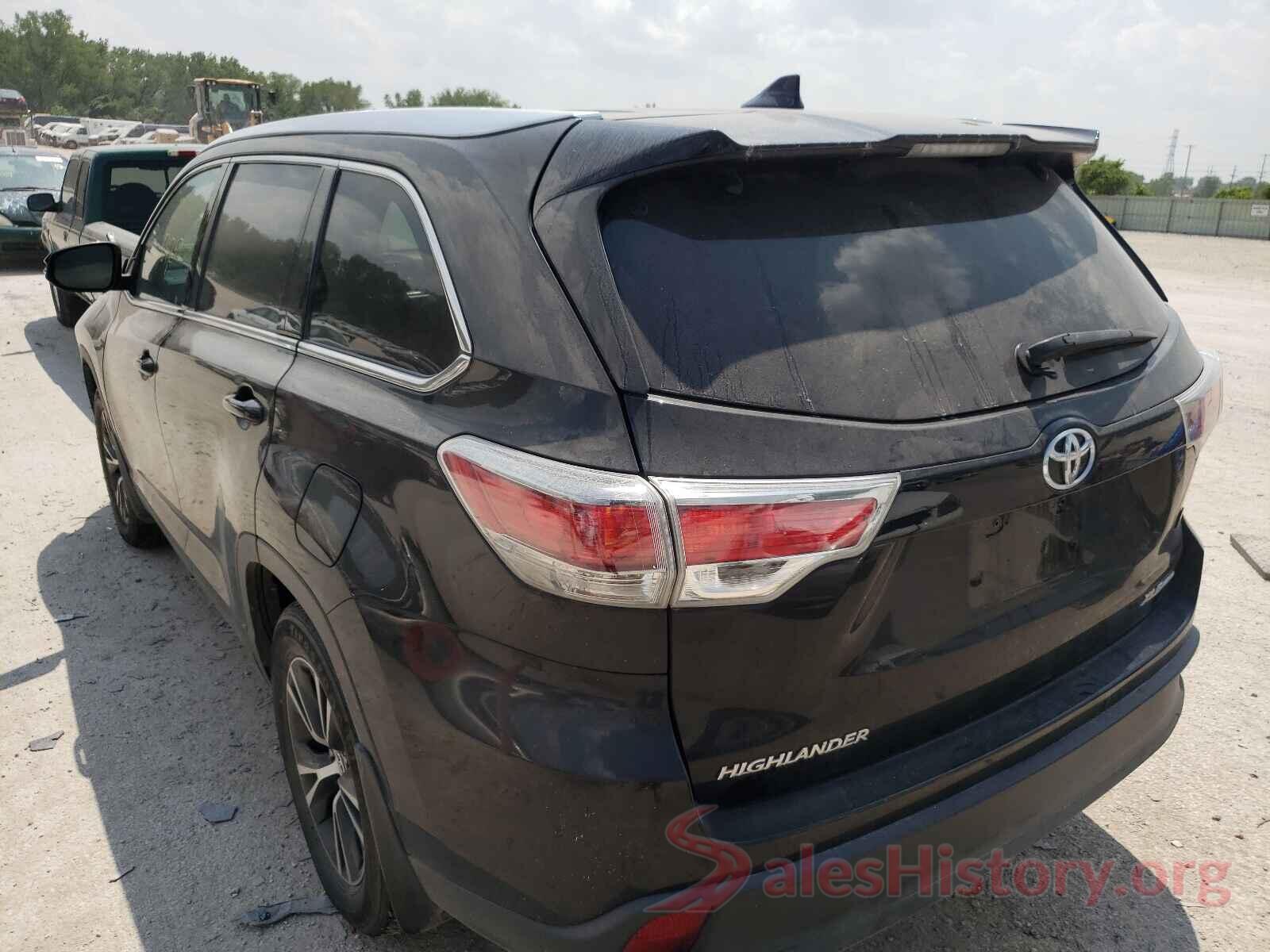 5TDJKRFH5GS258313 2016 TOYOTA HIGHLANDER