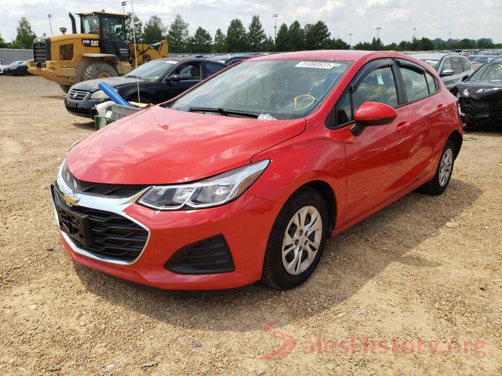 3G1BC6SM4KS607834 2019 CHEVROLET CRUZE