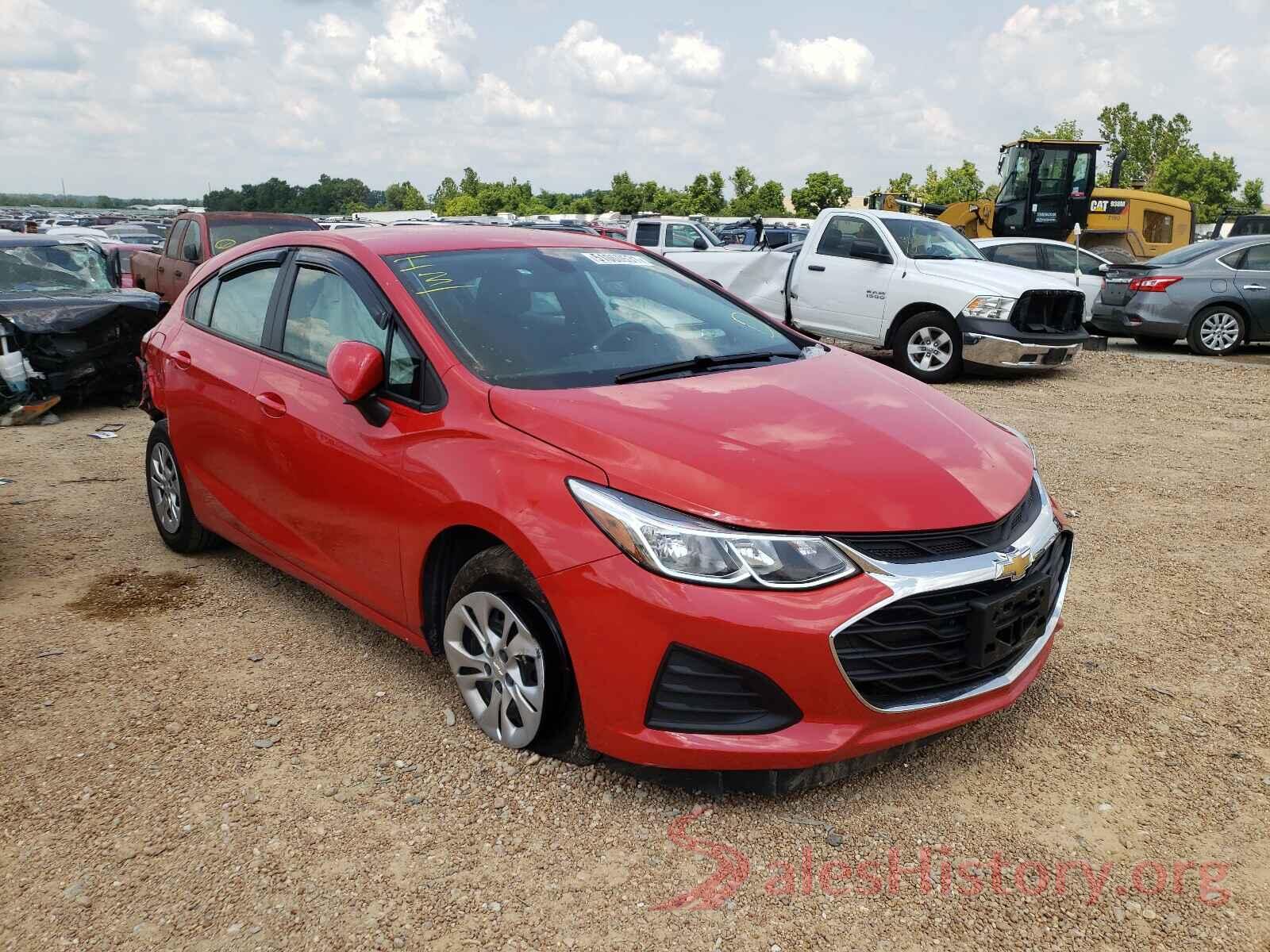 3G1BC6SM4KS607834 2019 CHEVROLET CRUZE