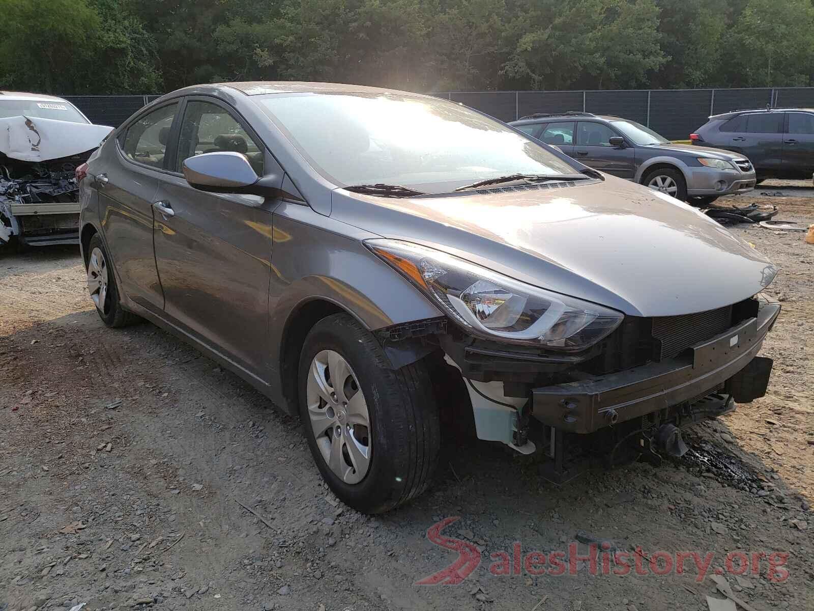 KMHDH4AE9GU645868 2016 HYUNDAI ELANTRA