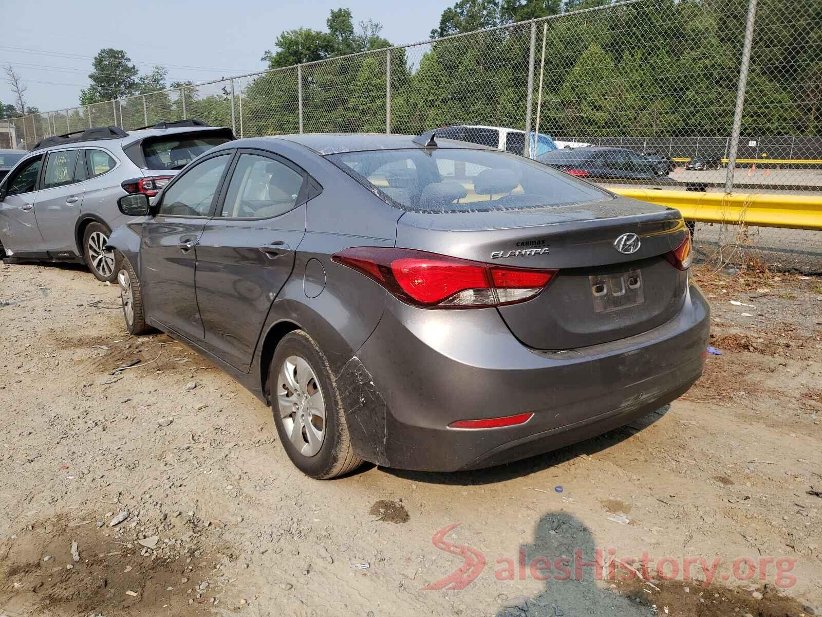 KMHDH4AE9GU645868 2016 HYUNDAI ELANTRA