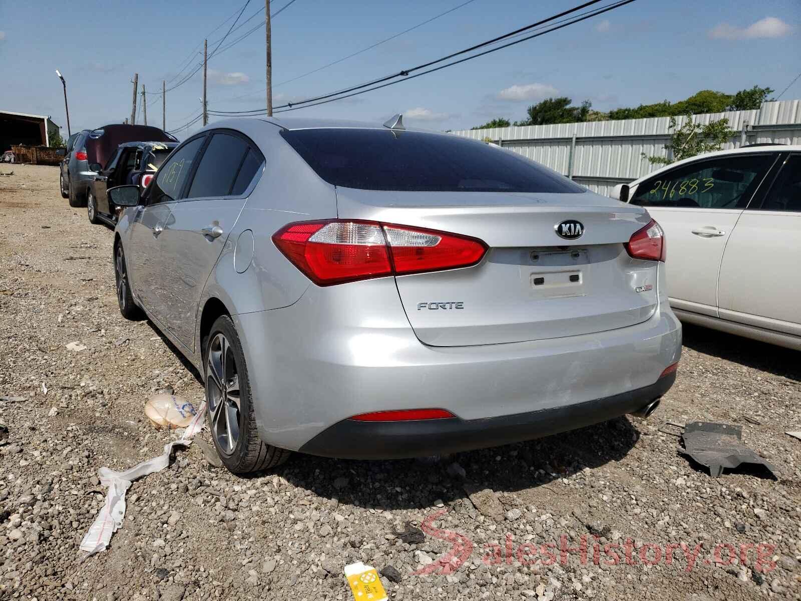 KNAFX4A86G5482615 2016 KIA FORTE