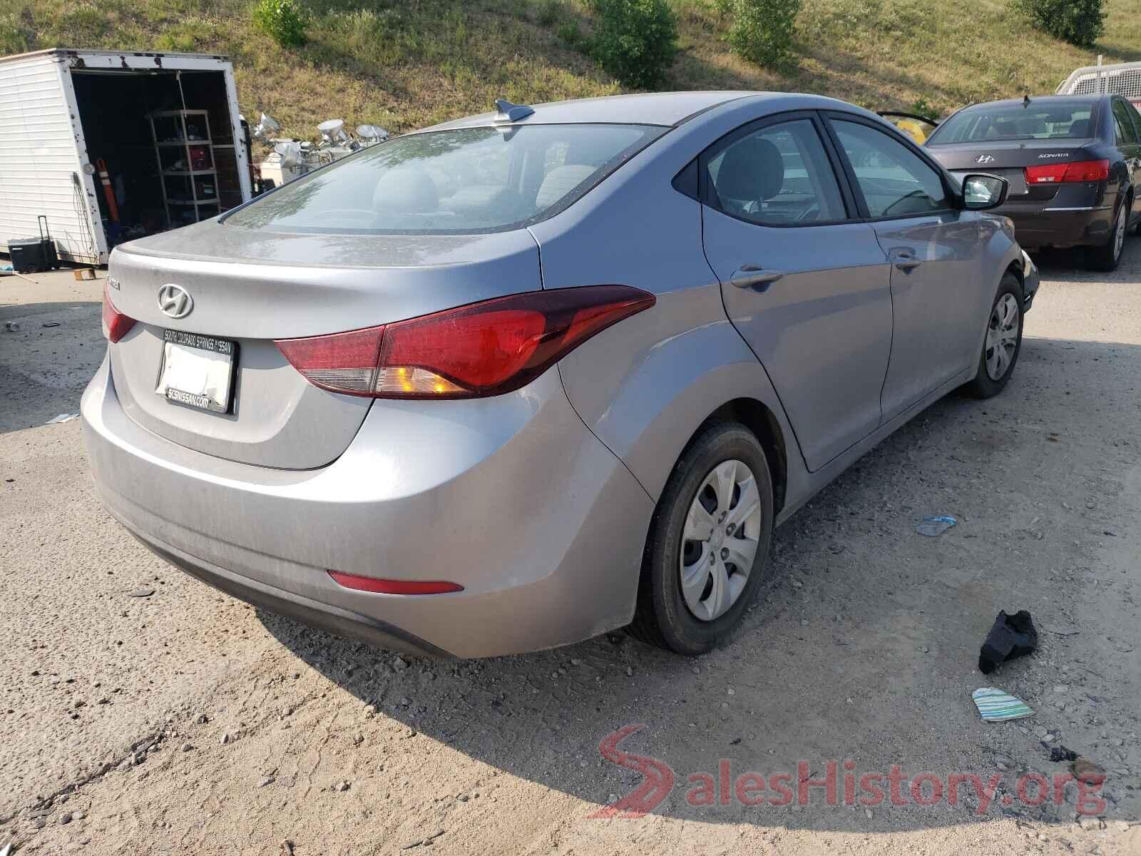 5NPDH4AEXGH765497 2016 HYUNDAI ELANTRA