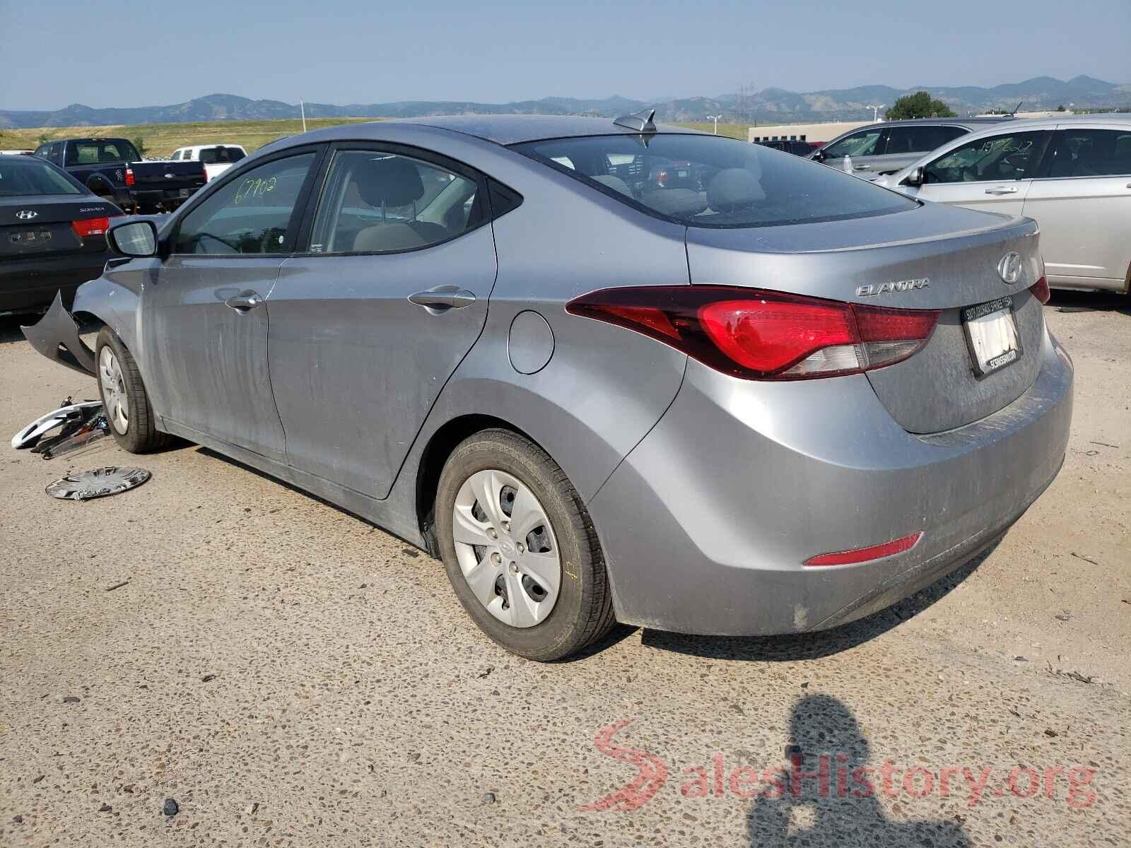 5NPDH4AEXGH765497 2016 HYUNDAI ELANTRA