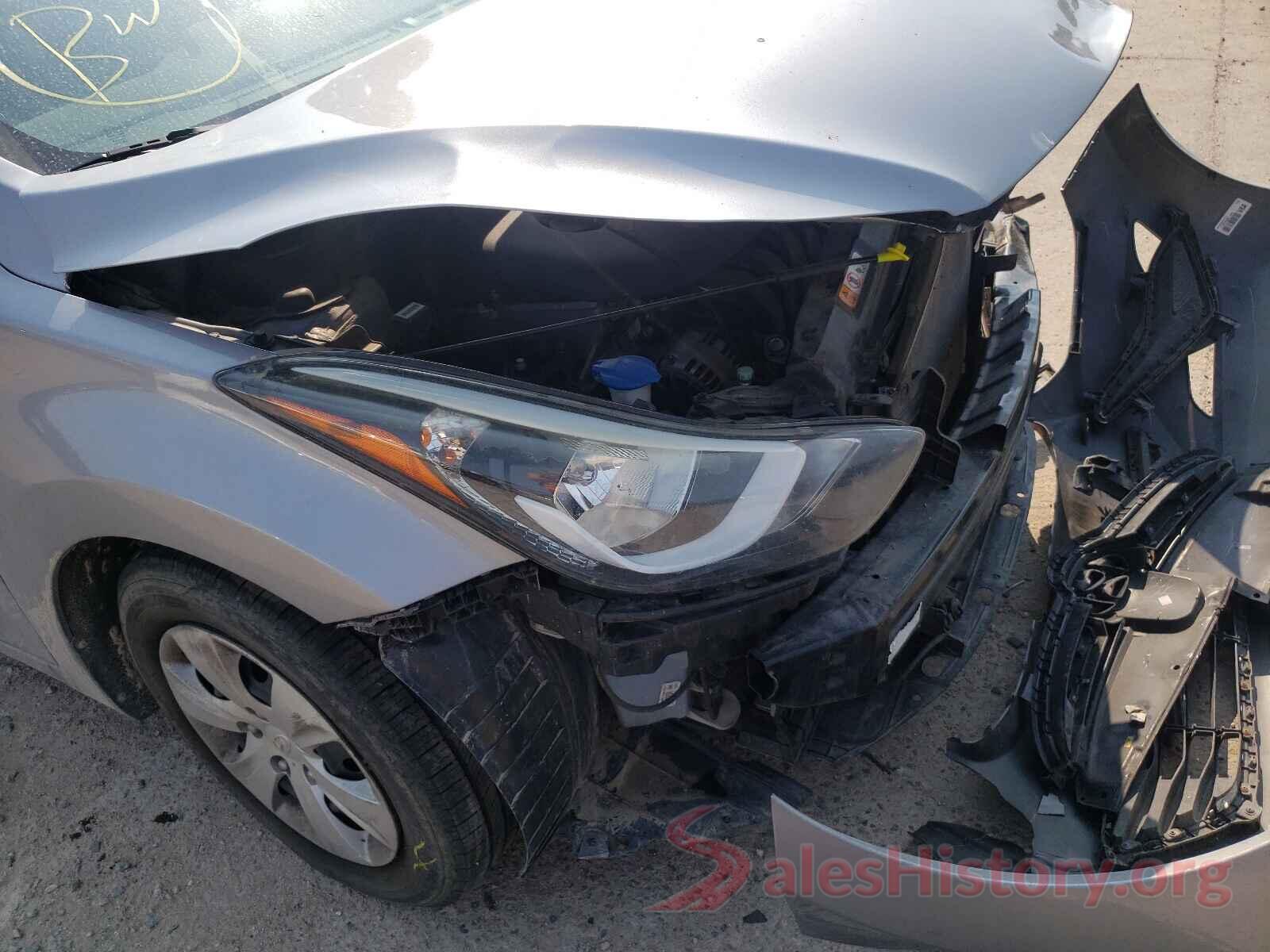 5NPDH4AEXGH765497 2016 HYUNDAI ELANTRA