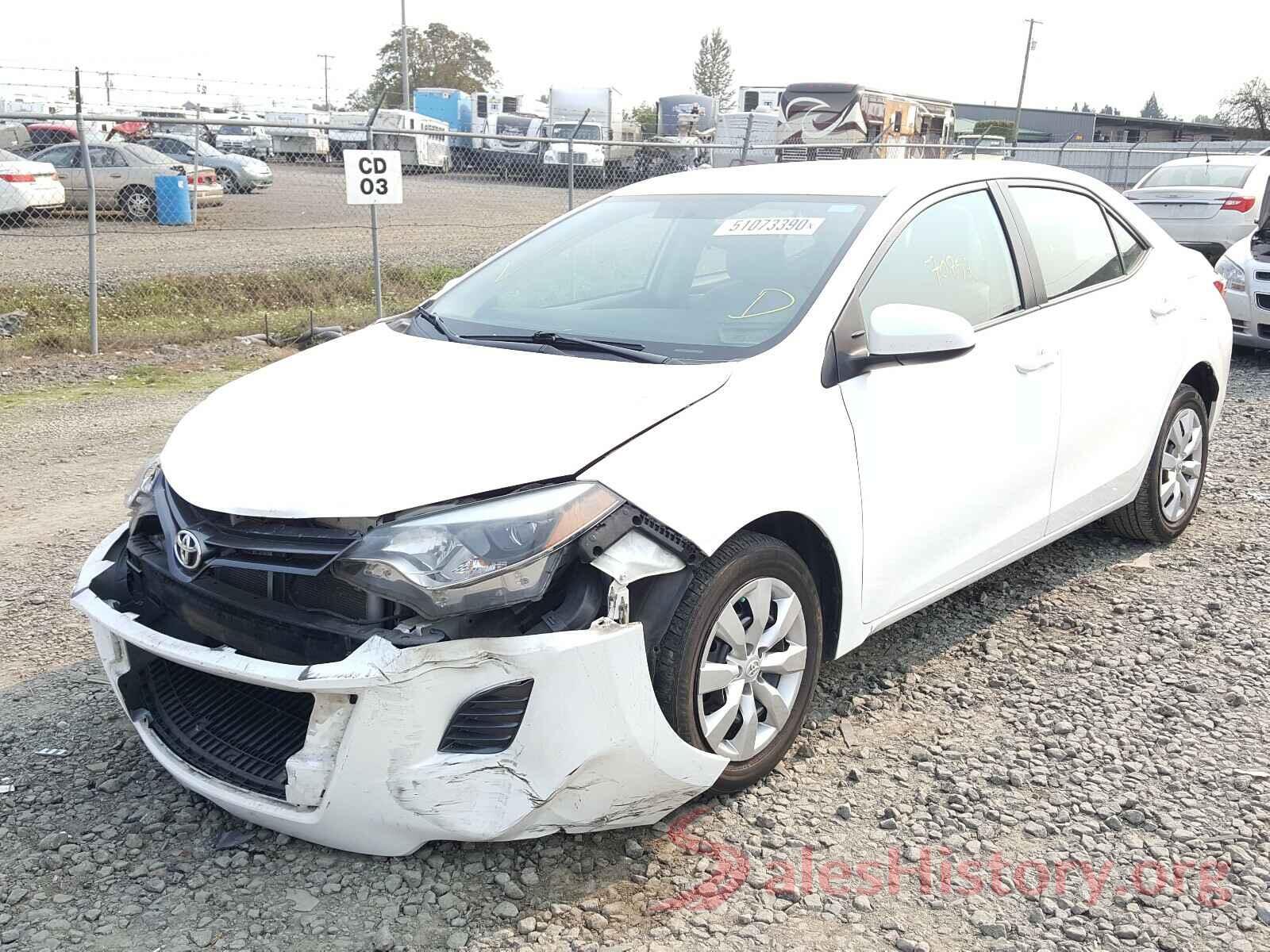 5YFBURHE1GP392391 2016 TOYOTA COROLLA