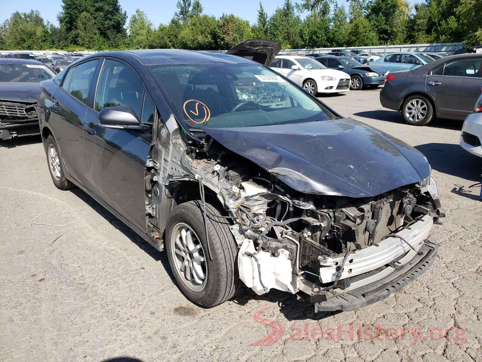 JTDKARFU4H3030696 2017 TOYOTA PRIUS