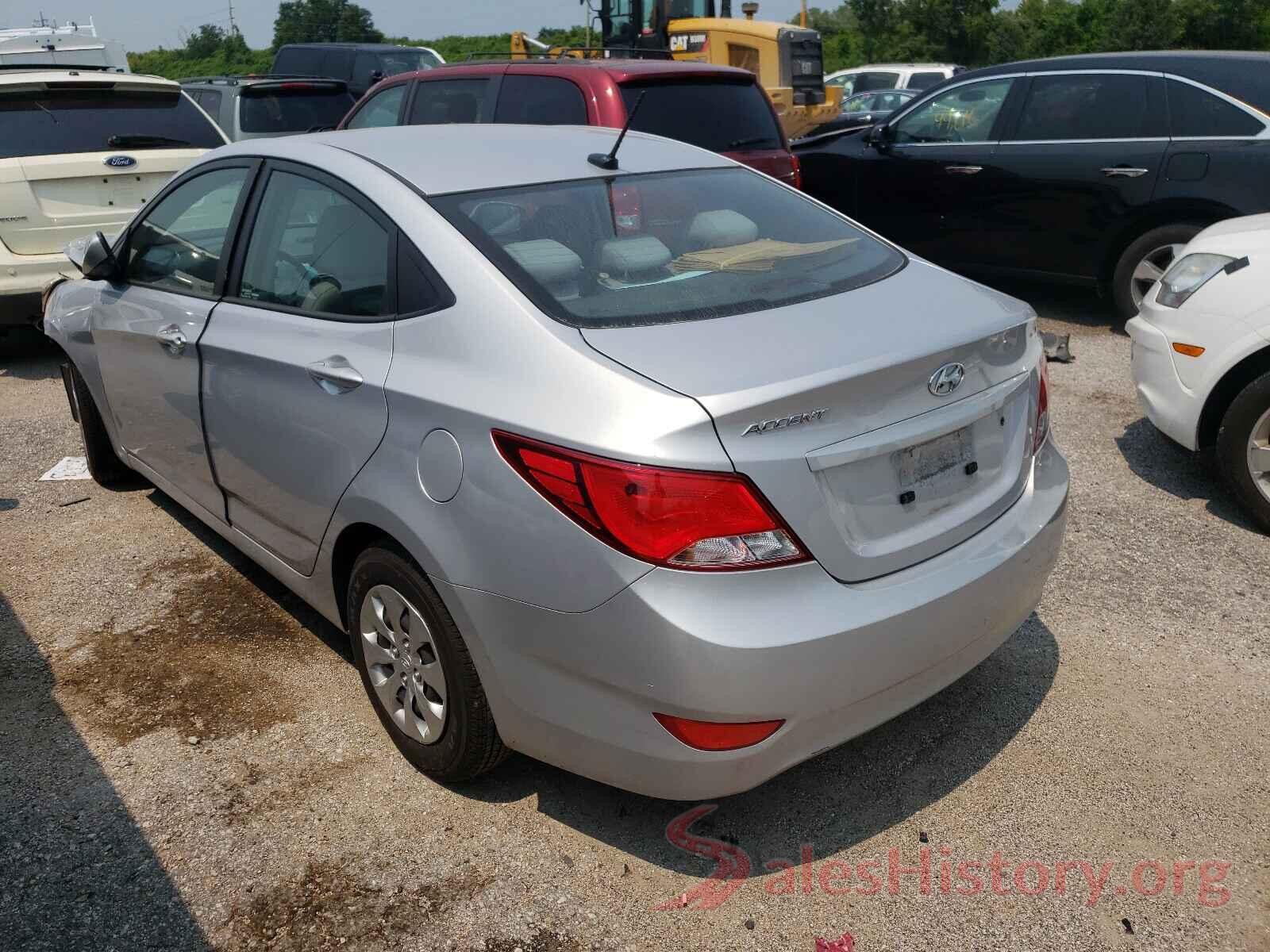 KMHCT4AEXHU315801 2017 HYUNDAI ACCENT