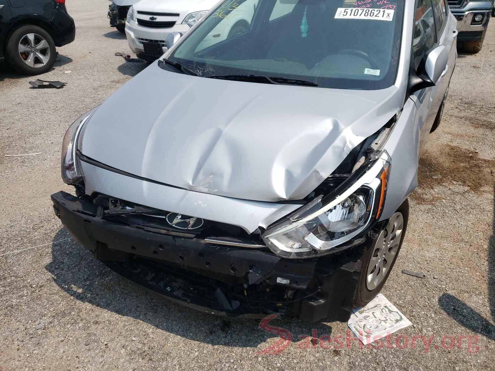 KMHCT4AEXHU315801 2017 HYUNDAI ACCENT