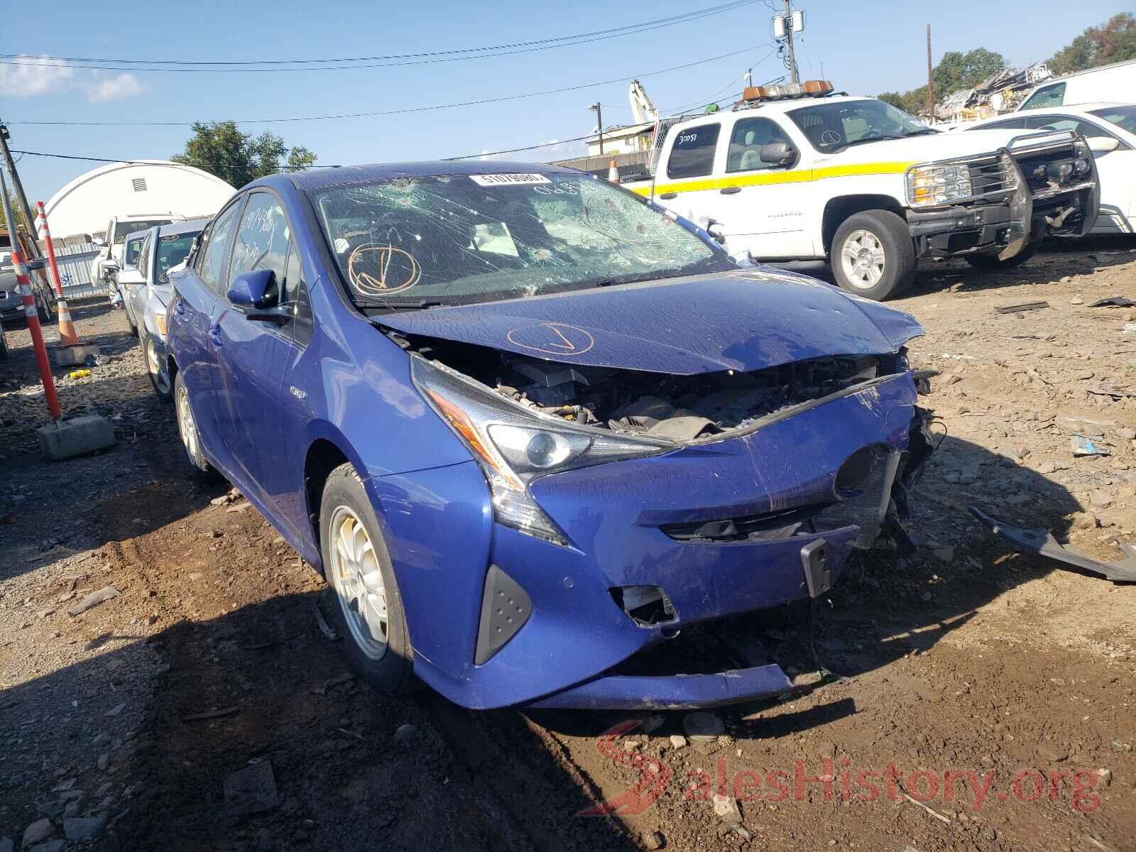 JTDKBRFU4J3066536 2018 TOYOTA PRIUS