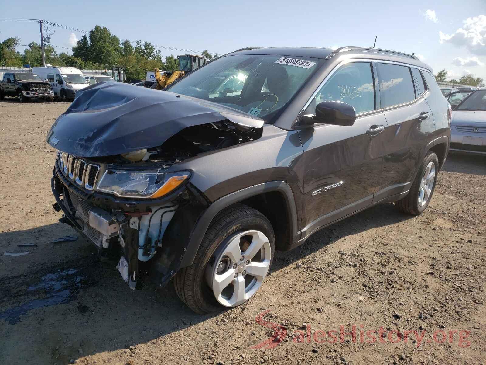 3C4NJDBB8KT801158 2019 JEEP COMPASS