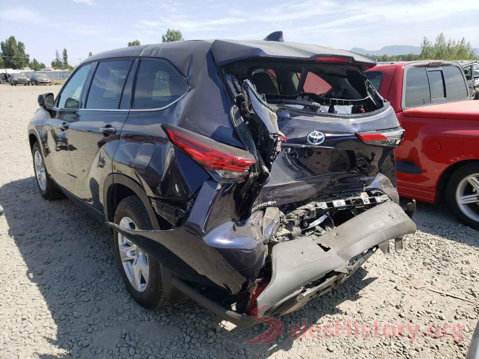 5TDBBRCHXLS500631 2020 TOYOTA HIGHLANDER