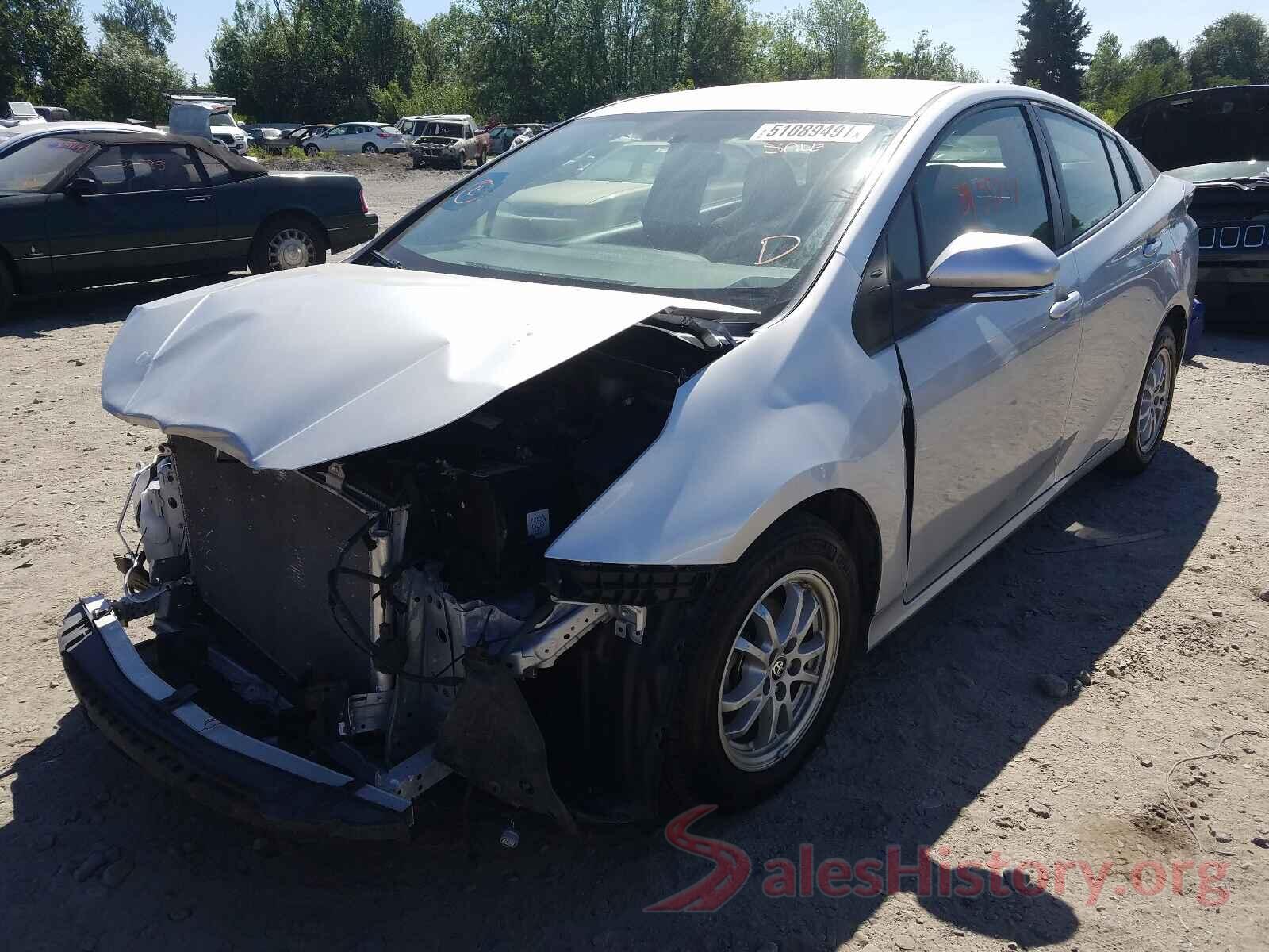 JTDKBRFU2G3012595 2016 TOYOTA PRIUS