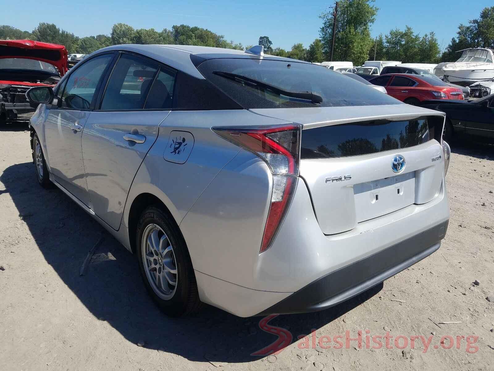 JTDKBRFU2G3012595 2016 TOYOTA PRIUS