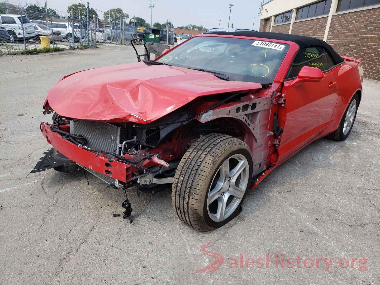 1G1FB3DX1K0123167 2019 CHEVROLET CAMARO