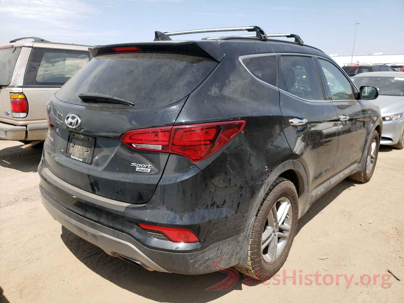 5NMZUDLBXHH007968 2017 HYUNDAI SANTA FE