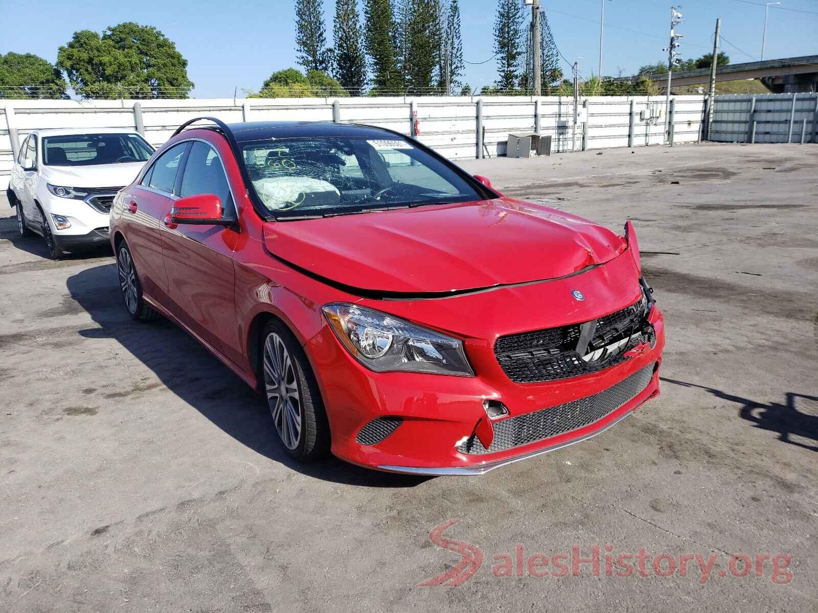 WDDSJ4EB0JN515257 2018 MERCEDES-BENZ CLA-CLASS