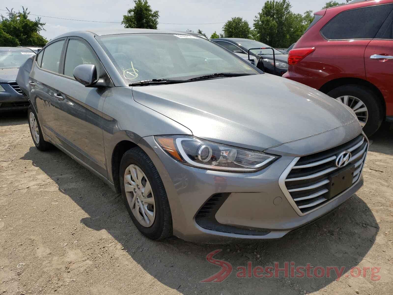 KMHD74LF2HU086478 2017 HYUNDAI ELANTRA