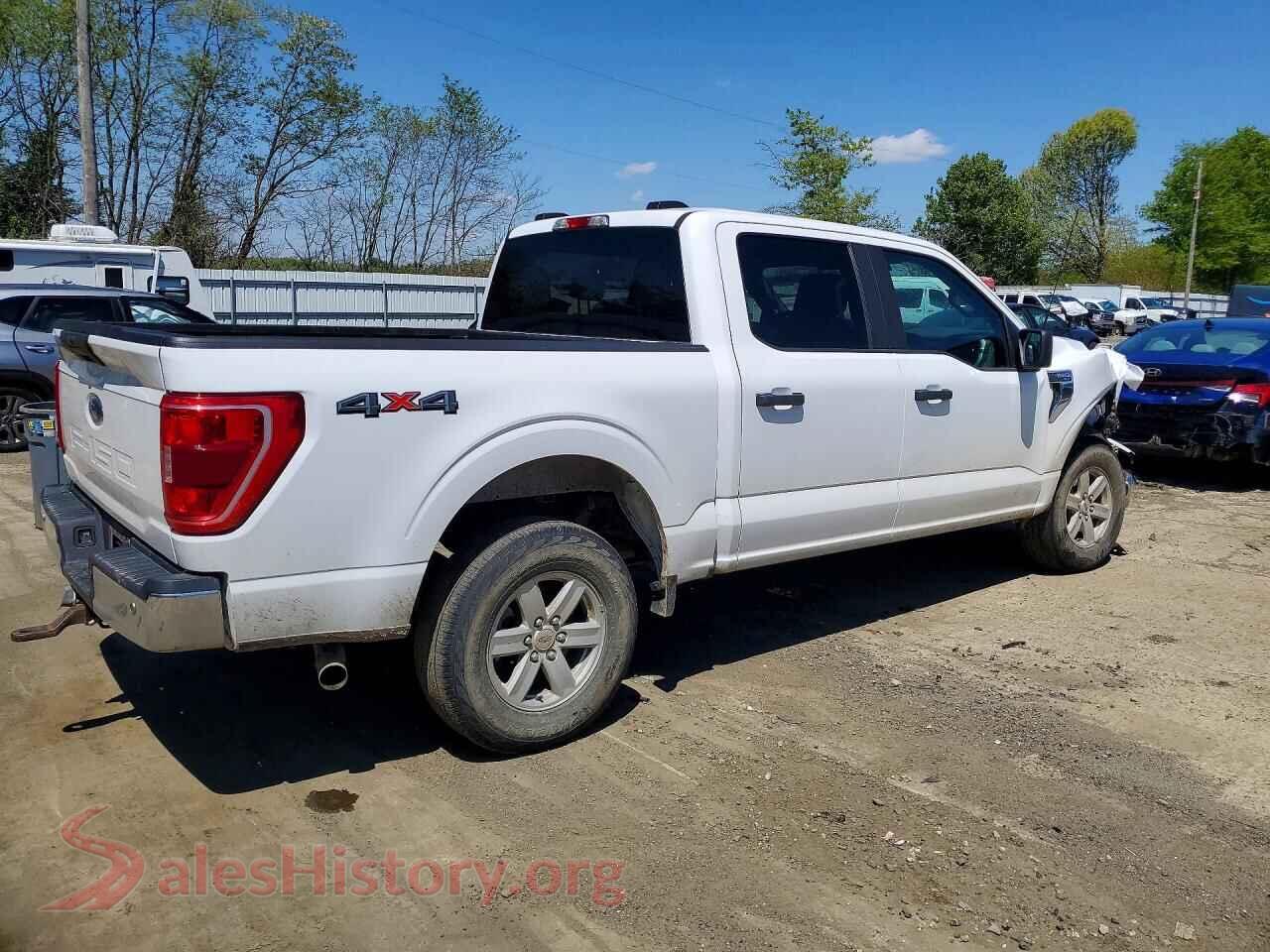 2023 FORD F150 VIN 1FTFW1E50PFA34644, right side view