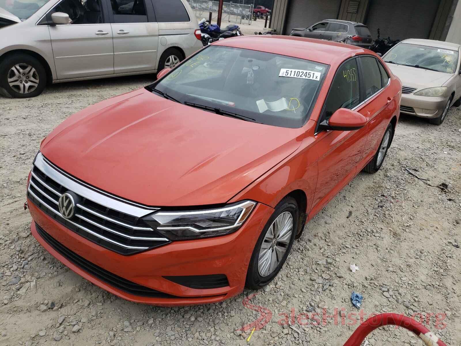 3VWC57BU3KM151872 2019 VOLKSWAGEN JETTA