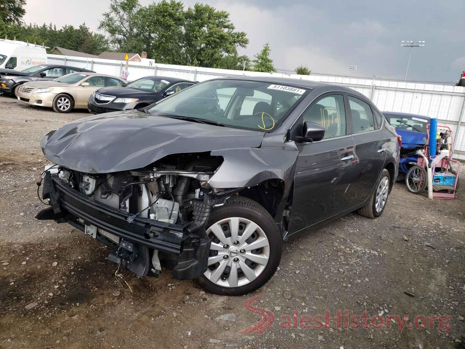 3N1AB7AP7KY409109 2019 NISSAN SENTRA