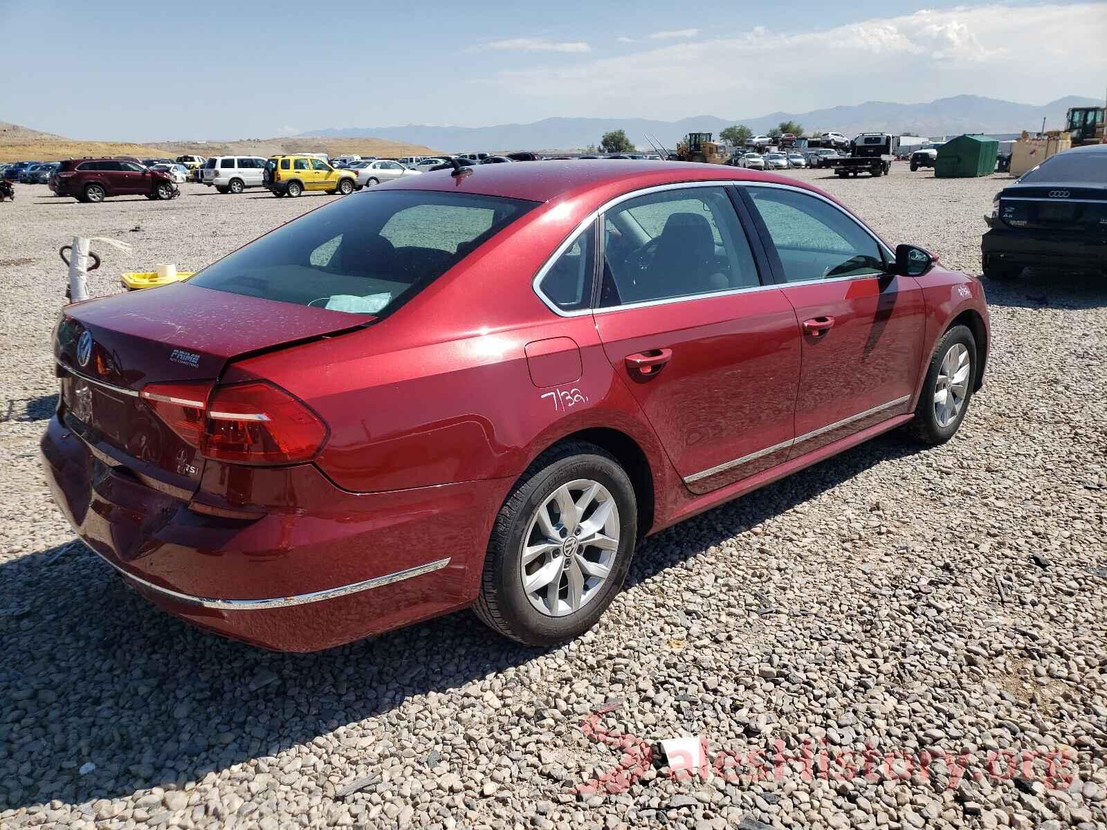 1VWAT7A33GC038860 2016 VOLKSWAGEN PASSAT