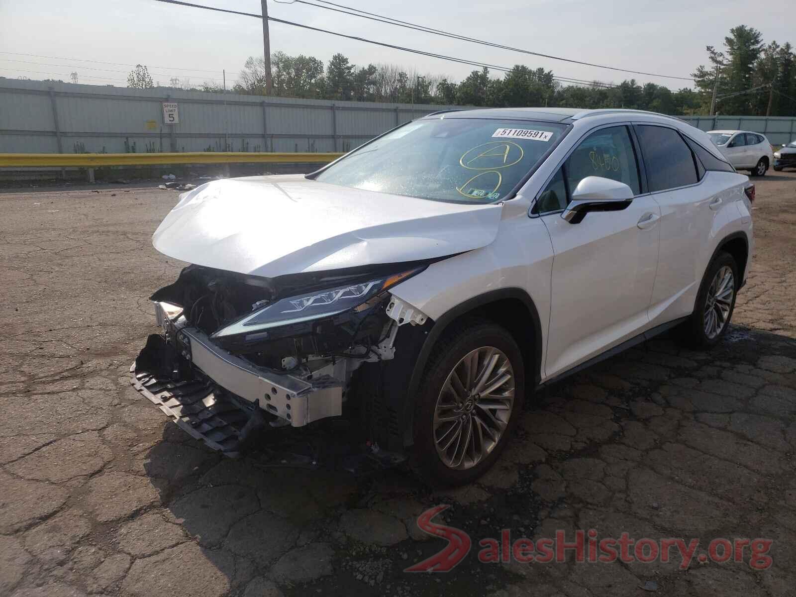 2T2JZMDAXLC237167 2020 LEXUS RX350