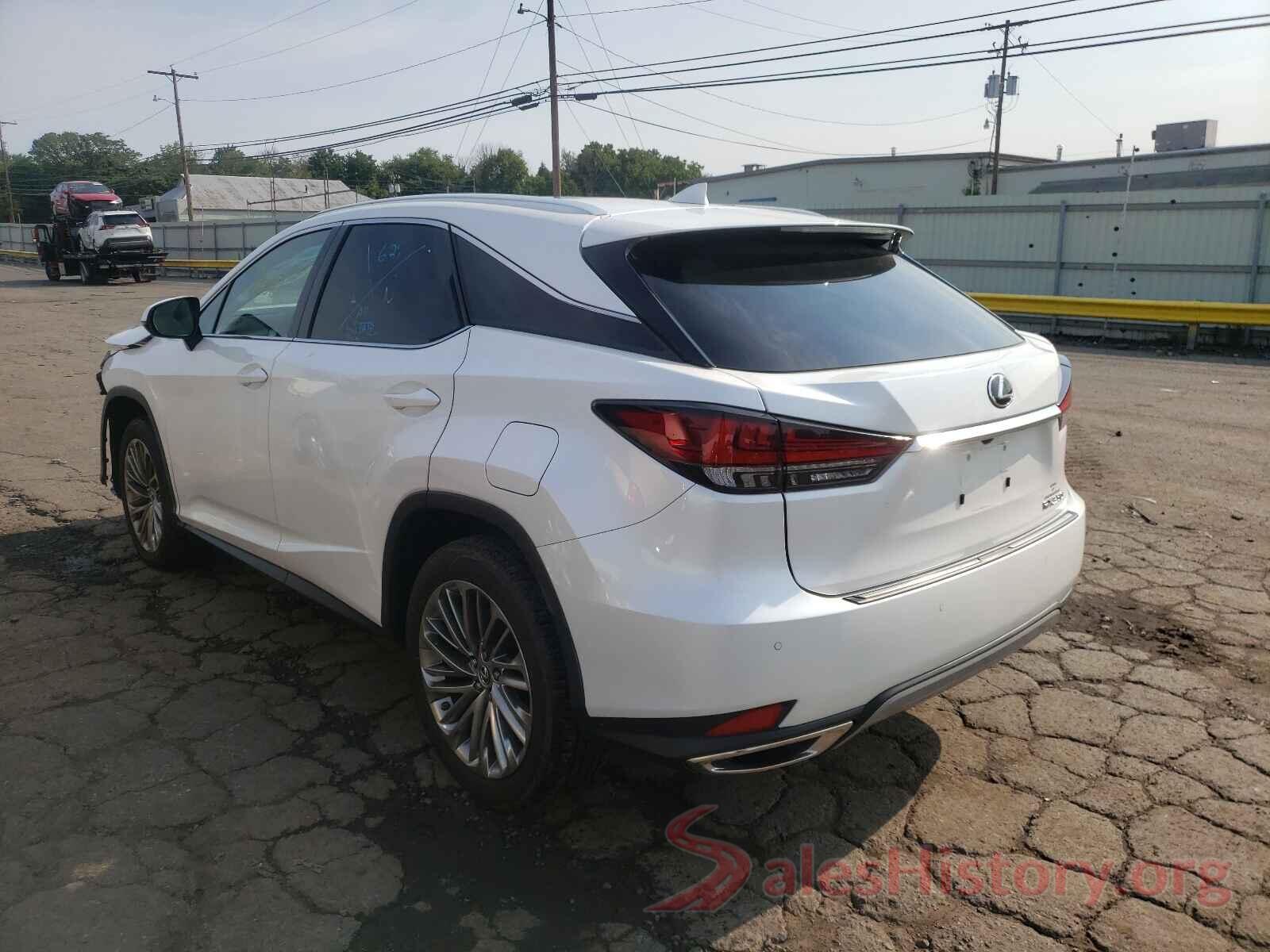 2T2JZMDAXLC237167 2020 LEXUS RX350