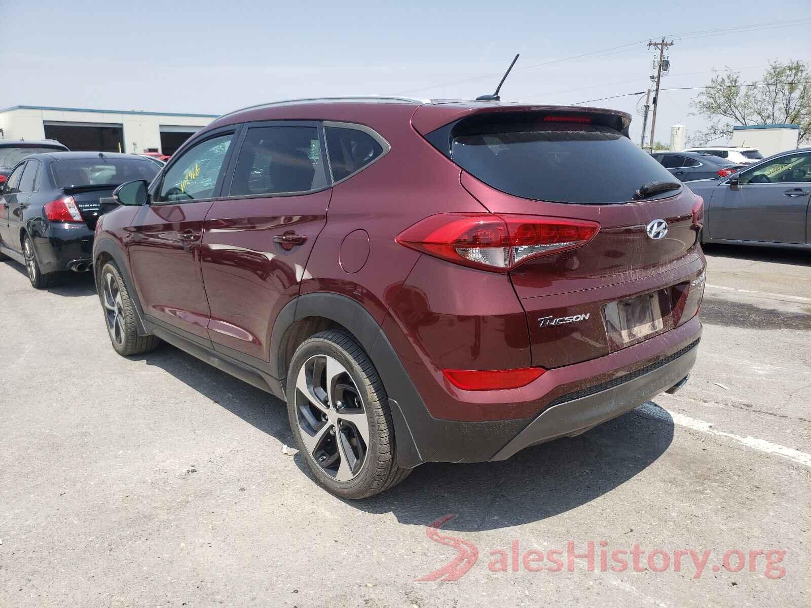 KM8J3CA25GU048542 2016 HYUNDAI TUCSON