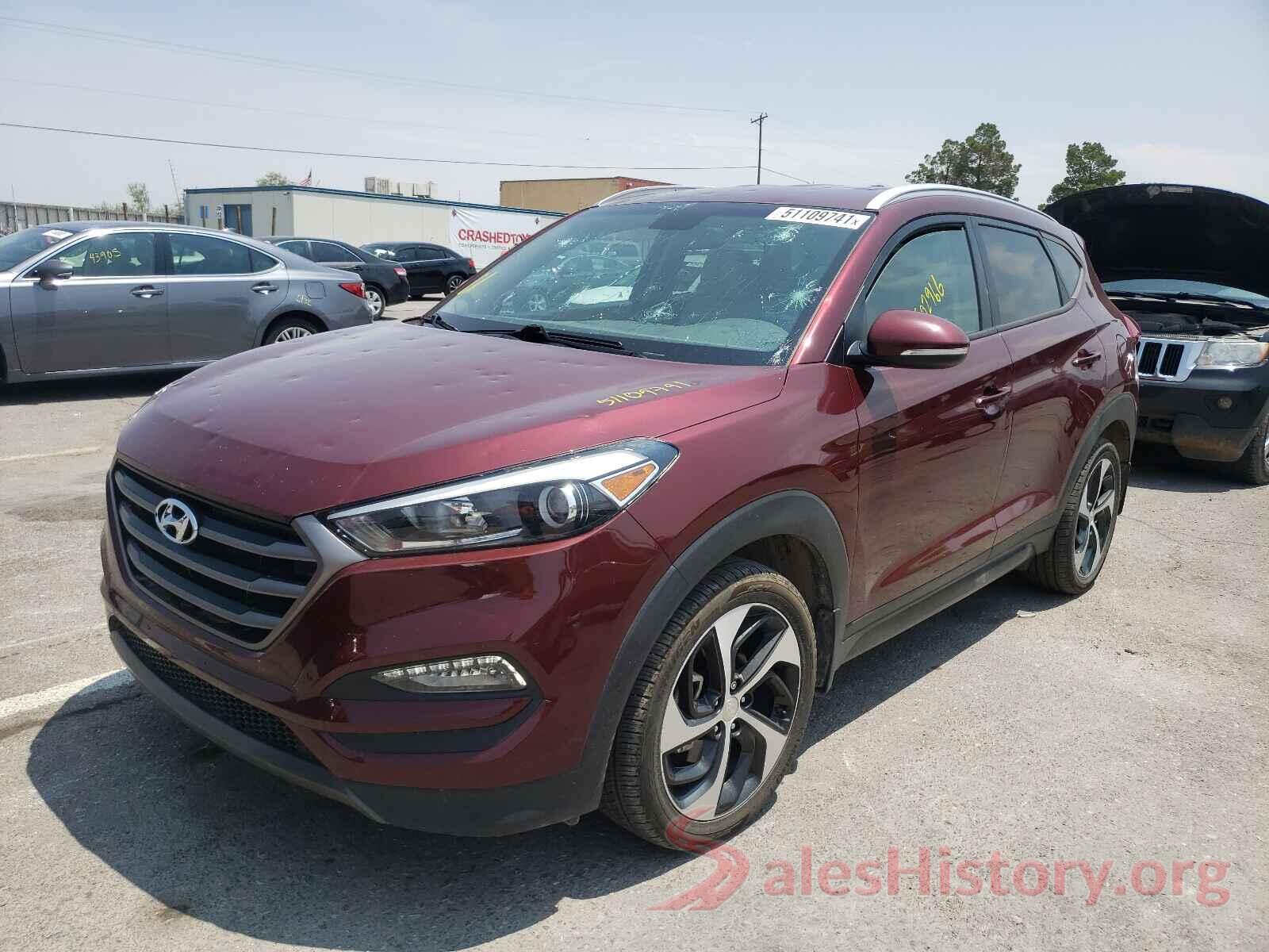 KM8J3CA25GU048542 2016 HYUNDAI TUCSON