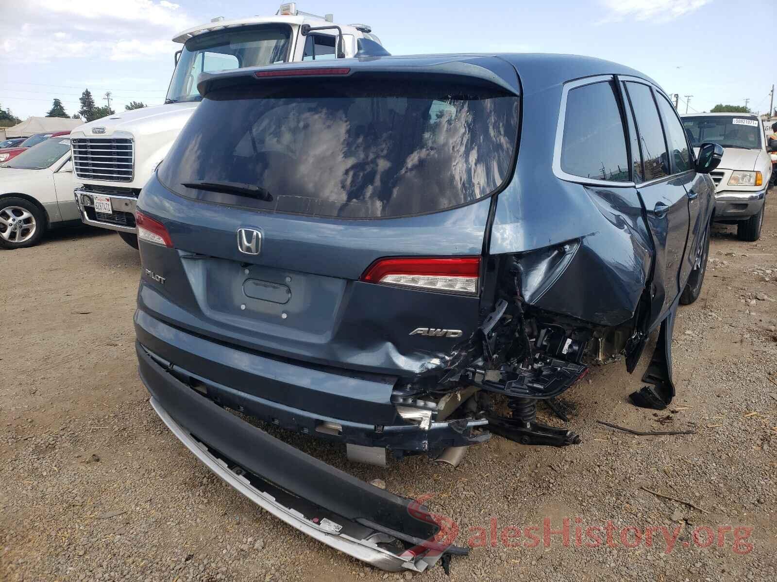 5FNYF6H50KB013792 2019 HONDA PILOT