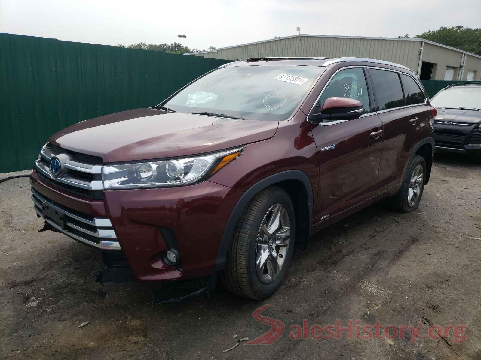 5TDDGRFH0KS075506 2019 TOYOTA HIGHLANDER