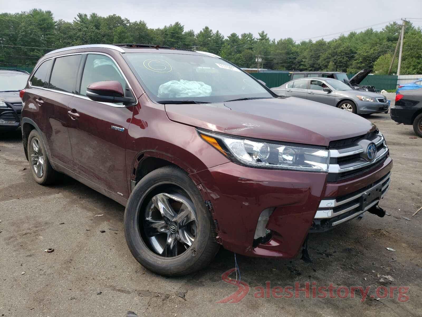 5TDDGRFH0KS075506 2019 TOYOTA HIGHLANDER