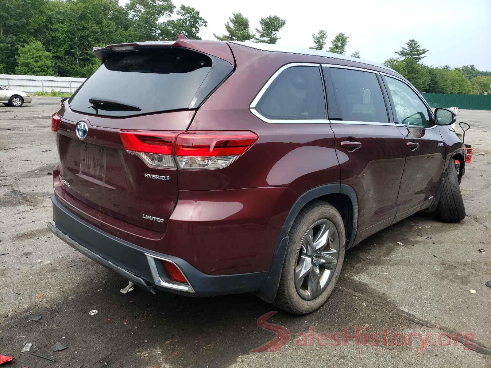 5TDDGRFH0KS075506 2019 TOYOTA HIGHLANDER