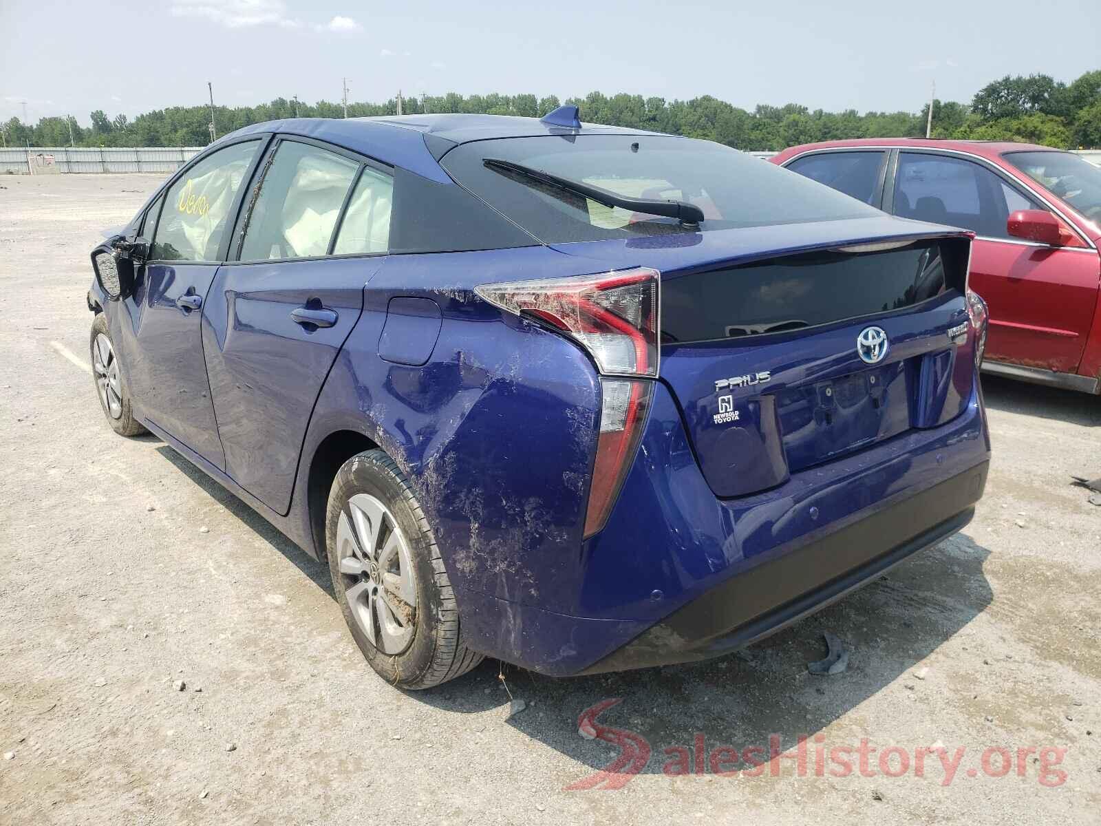 JTDKBRFU2J3599033 2018 TOYOTA PRIUS