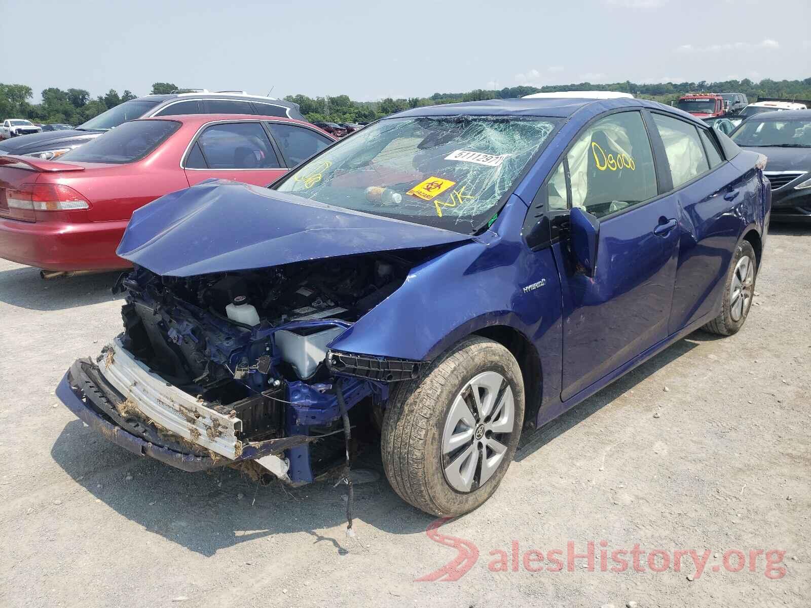 JTDKBRFU2J3599033 2018 TOYOTA PRIUS