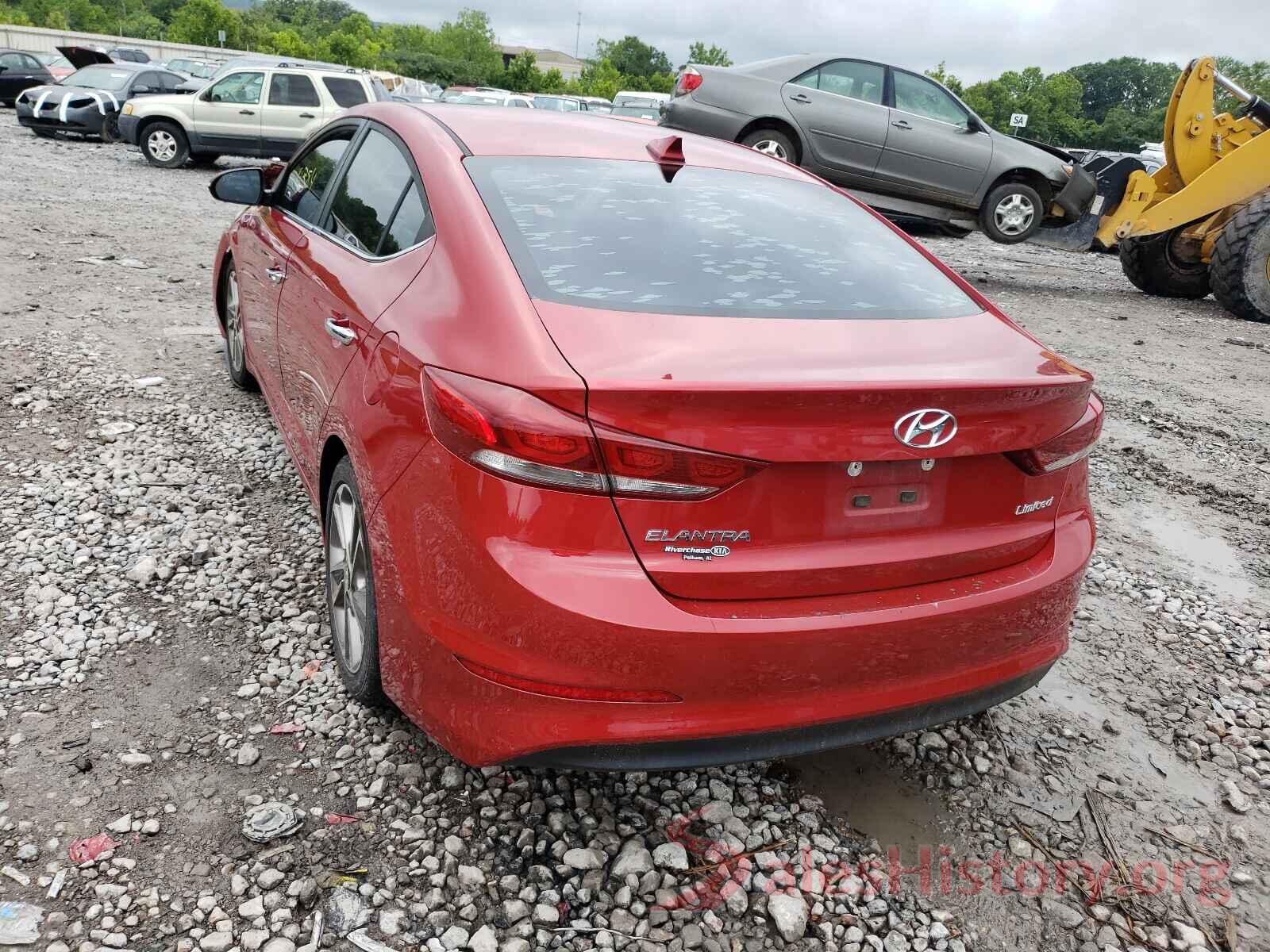 5NPD84LF8HH015670 2017 HYUNDAI ELANTRA