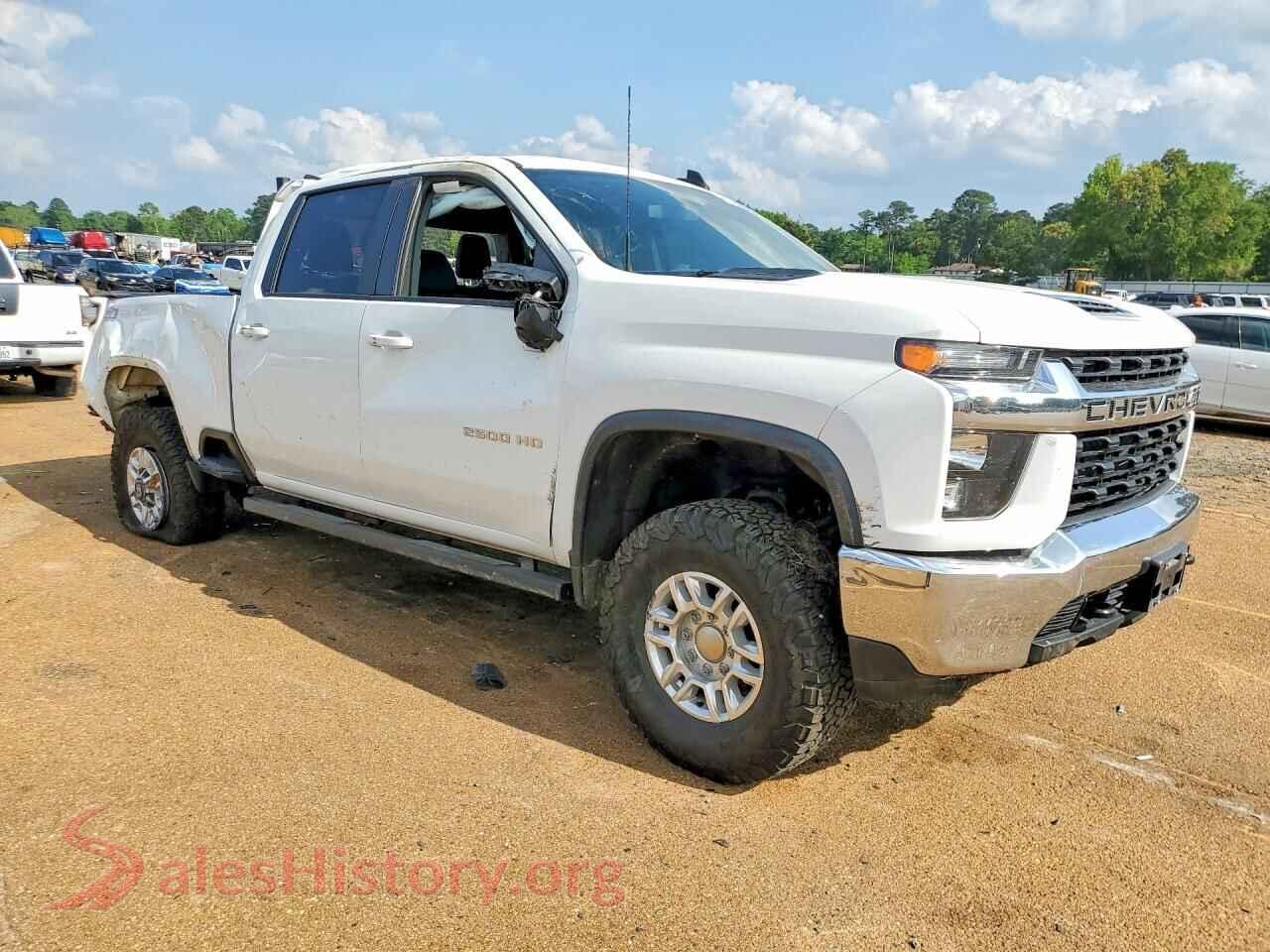 2023 CHEVROLET SILVERADO VIN 1GC1YNE70PF146311, rear 3/4 view