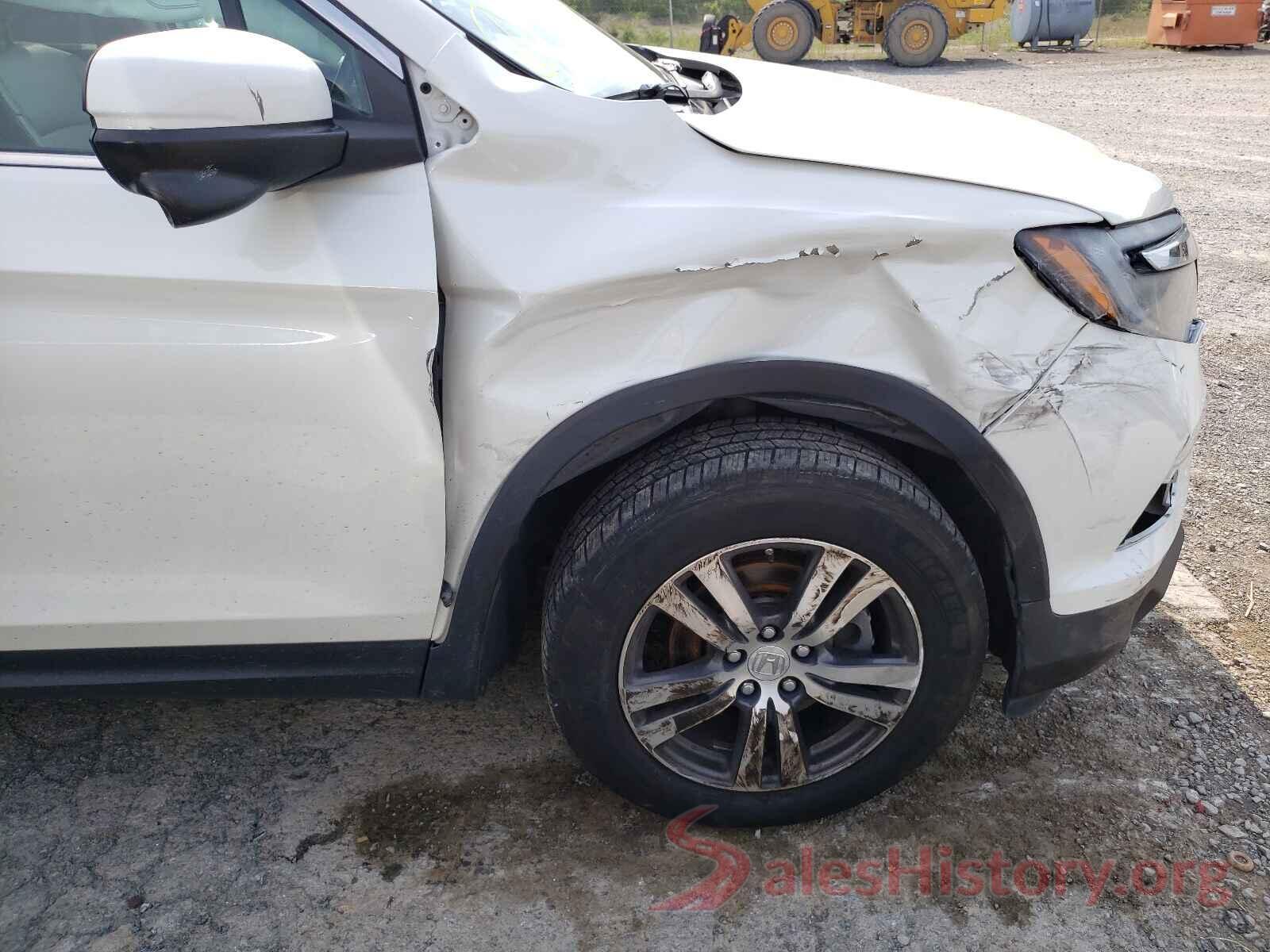 5FNYF6H87GB108416 2016 HONDA PILOT