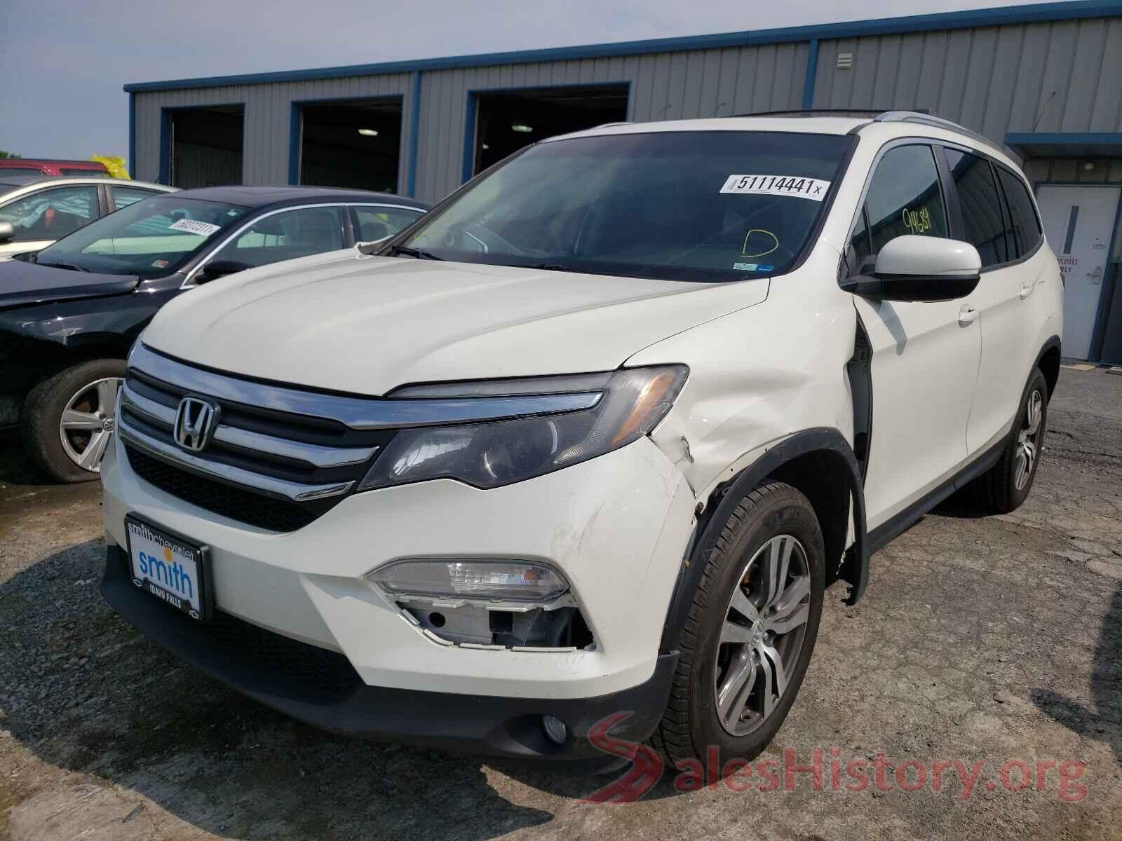 5FNYF6H87GB108416 2016 HONDA PILOT